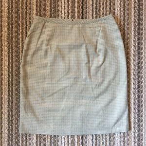 Vintage Maggie Lawrence Mint Print Skirt